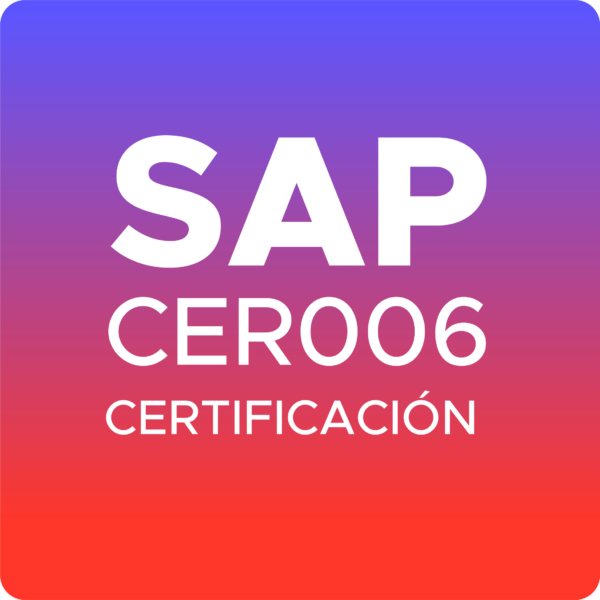 SAP CER006 Certificación Paquete de 6 exámenes